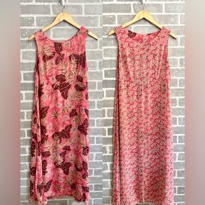 90s/ Y2K 🌸 1990s VTG cottagecore Fully Reversible Pink Floral ditsy ditzy Dress